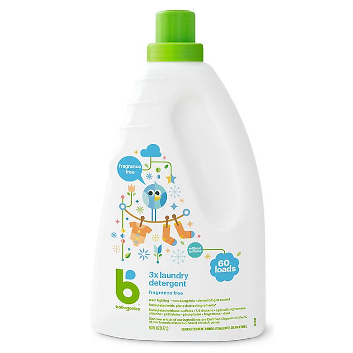 Babyganics® 60 oz. Fragrance-Free 3x Laundry Detergent