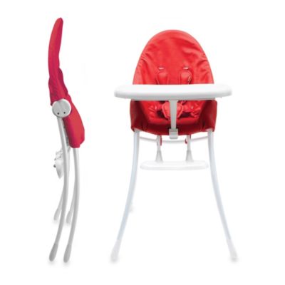 bloom® nano™ Urban High Chair in Matte White/Rock Red - Bed Bath & Beyond