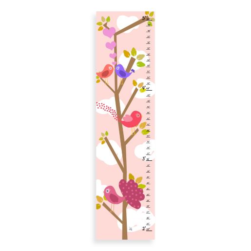 Green Leaf Art Love Birds Growth Chart Bed Bath Beyond