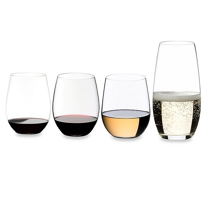 Set of 8 Riedel The O Wine Tumbler Stemless Cabernet/Merlot Wine Glass 