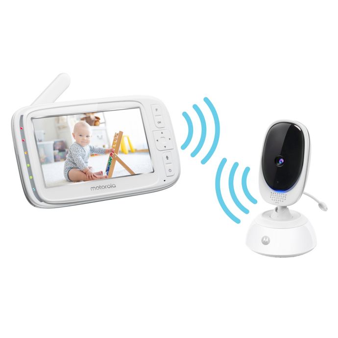 Motorola Comfort75 2 5 Inch Video Baby Monitor With 2 Cameras And Remote Pan Scan Bed Bath Beyond