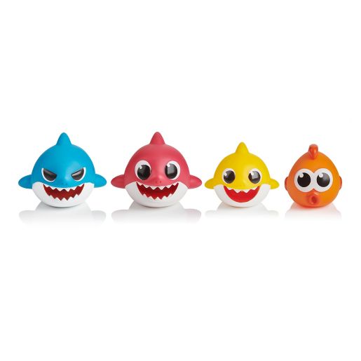 Wowwee Pinkfong 4 Piece Baby Shark Bath Squirt Toys Buybuy Baby