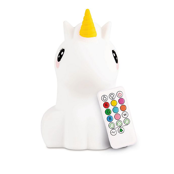 Unicorn 3D LED Night Light Multi Color Remote Control & Rechargeable Battery US 