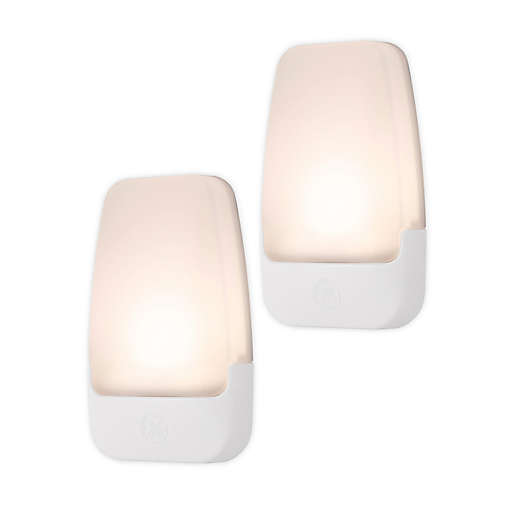 GE 2 Color Dimmable LED Sleep Night Light with direct Plugin 