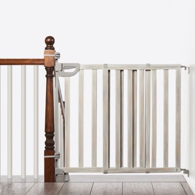 double banister baby gate