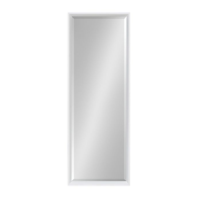 Kate and Laurel™ Calter 17.5-Inch x 49.5-Inch Full Length Wall Mirror in White