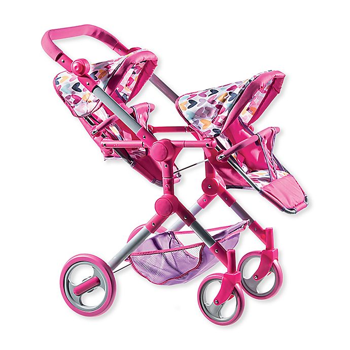 Lissi Modern Twin Baby Doll Stroller