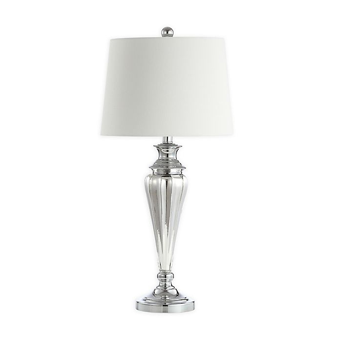 Safavieh T Table Lamp In Silver, Bed Bath And Beyond White Lamp Shades