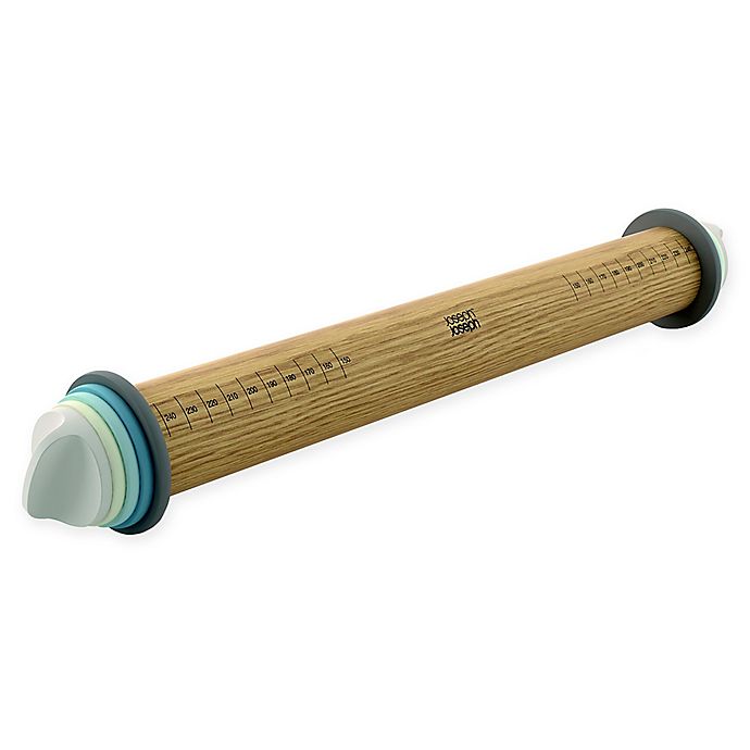 Joseph Joseph® 17.13-Inch Adjustable Rolling Pin with Measuring Rings