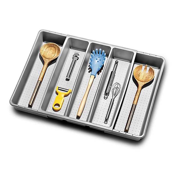 madesmart® Basic Expandable Utensil Tray in Grey
