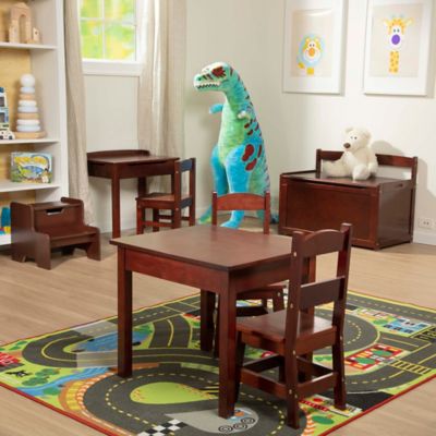 melissa and doug table and chairs espresso