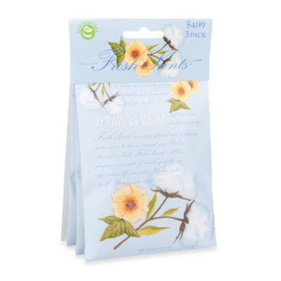 air freshener packets (Set Beyond Bed Fresh  Cotton of in White Scentsâ„¢ Bath 3) Scent &  Packets