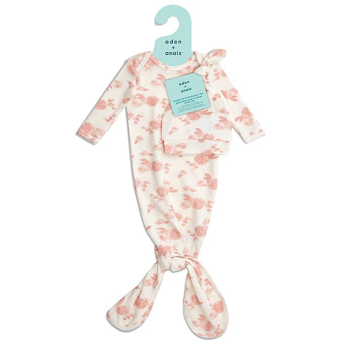 Aden Anais Baby Girl Bodysuit ~ Watercolor Dots ~ White & Pink ~ 