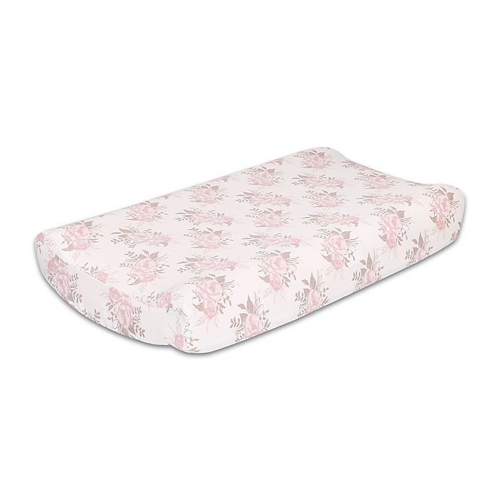 The Peanutshell™ Grace Changing Pad Cover in Pink