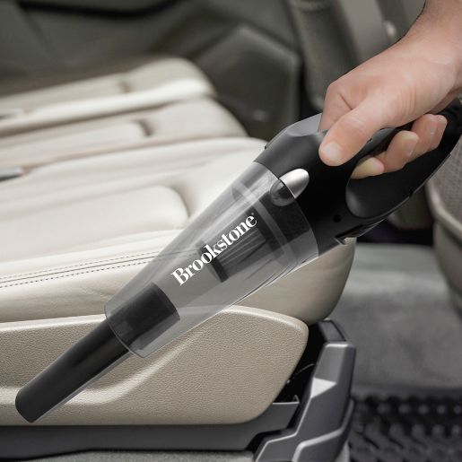 Brookstone 12 Volt Bagless Car Vacuum In Black Bed Bath Beyond