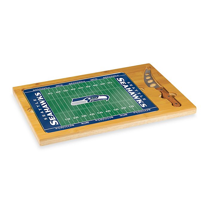Picnic Time® NFL Seattle Seahawks Icon Wood Cutting Board Set