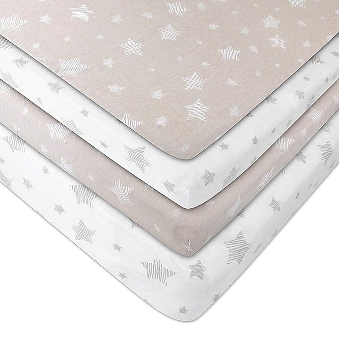 Ely's & Co. Cotton Pack N' Play Portable Crib Sheets (2 Pack)
