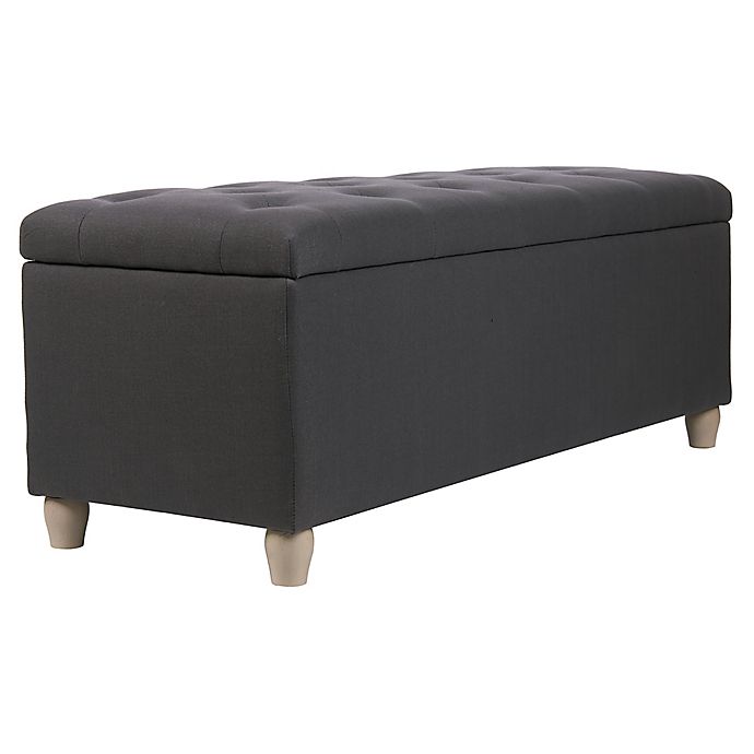 Bee & Willow Home™ Laurel Tufted Storage Bench in Grey
