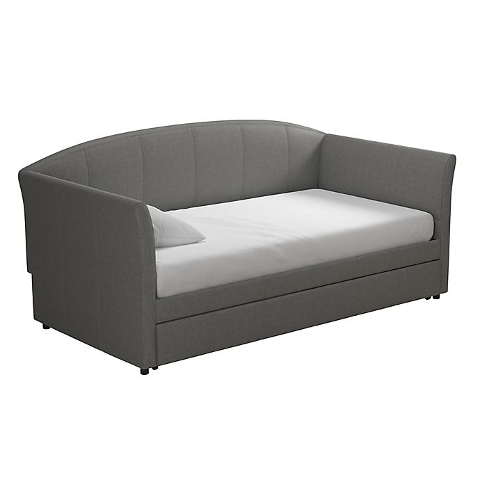 EveryRoom Mason Upholstered Daybed with Twin Trundle