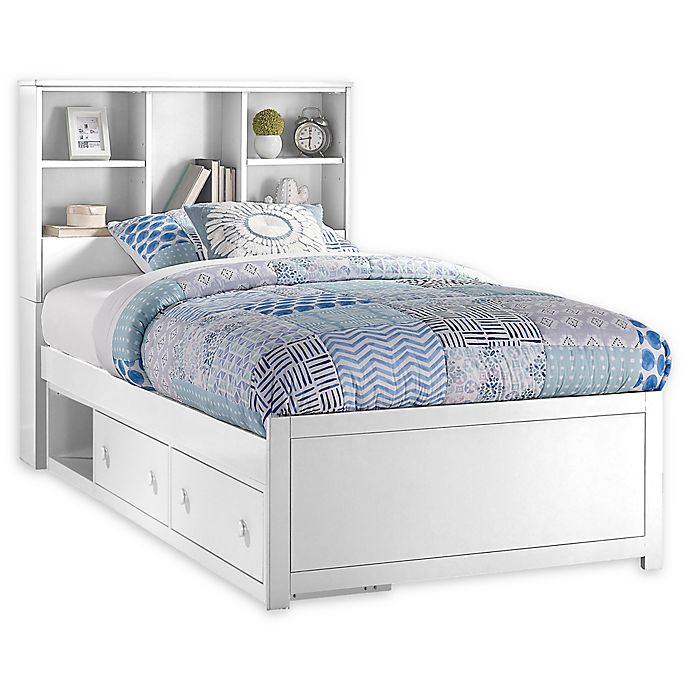 Hillsdale Caspian Twin Bookcase Bed with Storage