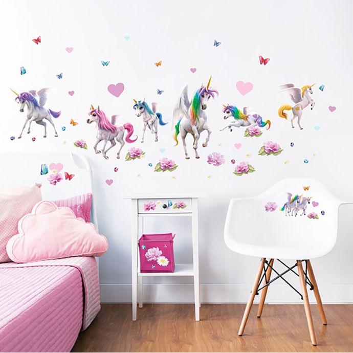 Walltastic Magical Unicorn Wall Stickers Bed Bath & Beyond