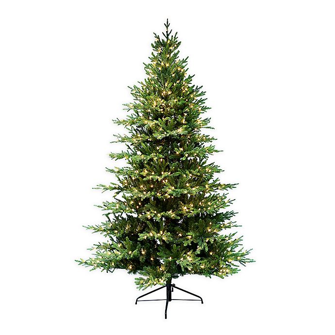 Puleo International® Balsam Fir Artificial Christmas Tree with Clear Lights