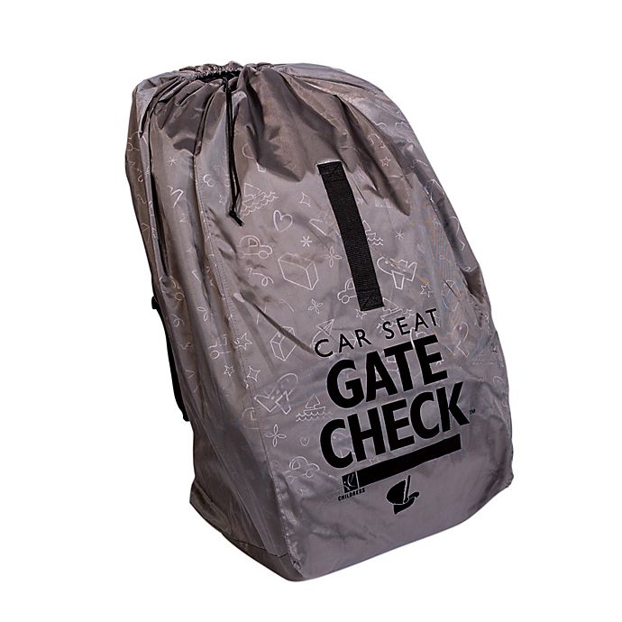 J.L. Childress Deluxe Gate Check Travel Bag for Car Seats in Grey
