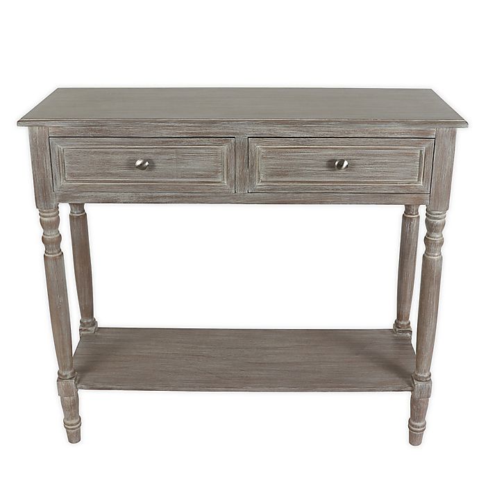 Decor Therapy Simplify 2-Drawer Console Table