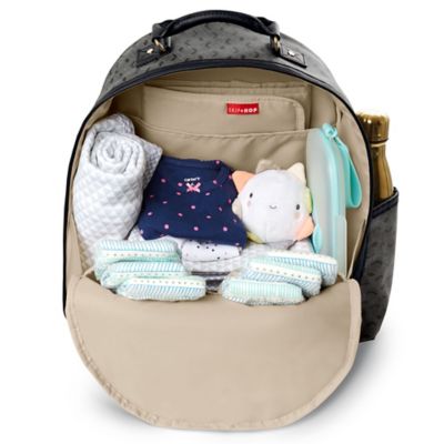 deco saffiano diaper backpack
