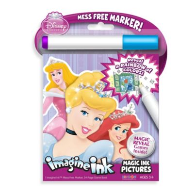 disney princess mess free imagine ink activity set