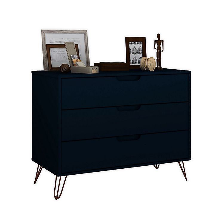 Manhattan Comfort Olivia Dresser in Titania Blue