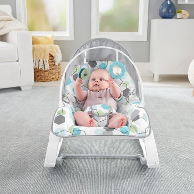 grey fisher price rocker