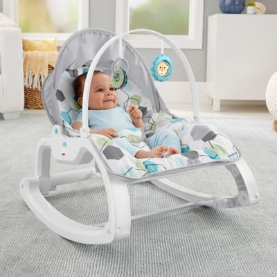 grey fisher price rocker