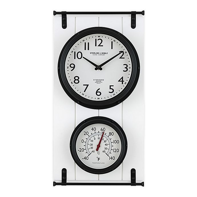 Sterling & Noble Carriage House Indoor/Outdoor Clock