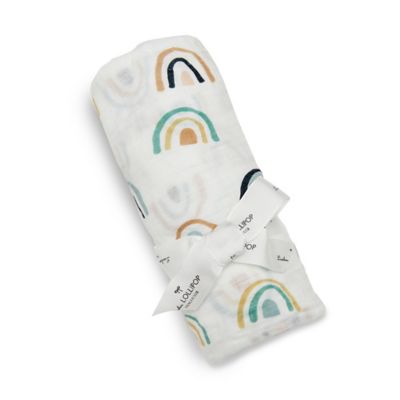 rainbow baby swaddle blanket