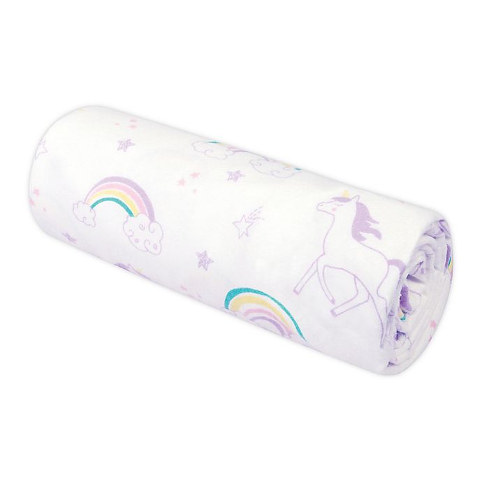 Trend Lab® Unicorn Rainbow Jumbo Deuxe Flannel Swaddle Blanket