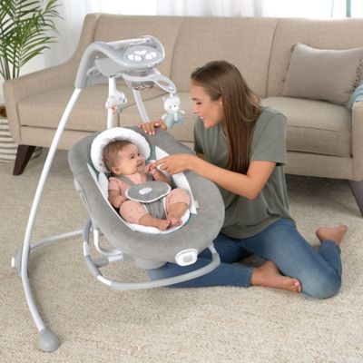 ingenuity dreamcomfort inlighten cradling swing