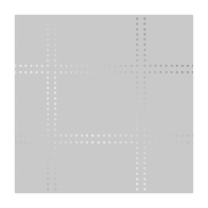 NuWallpaper Tailored Removable Peel and Stick Wallpaper in Grey Bed Bath & Beyond