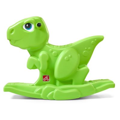 green dinosaur rocker