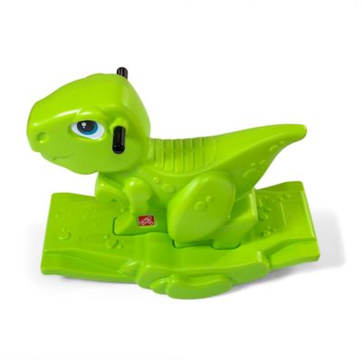green dinosaur rocker