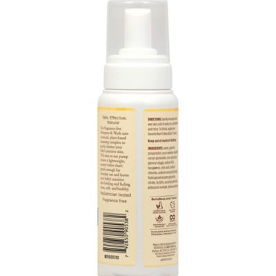 burt's bees baby foaming shampoo & wash