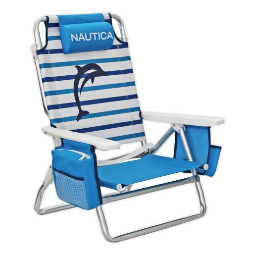 Nautica 5 Position Dolphin Beach Chair Bed Bath Beyond