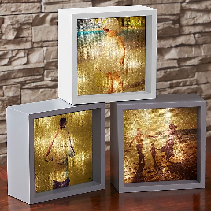 Personalized Photo LED Light Shadow Box Collection