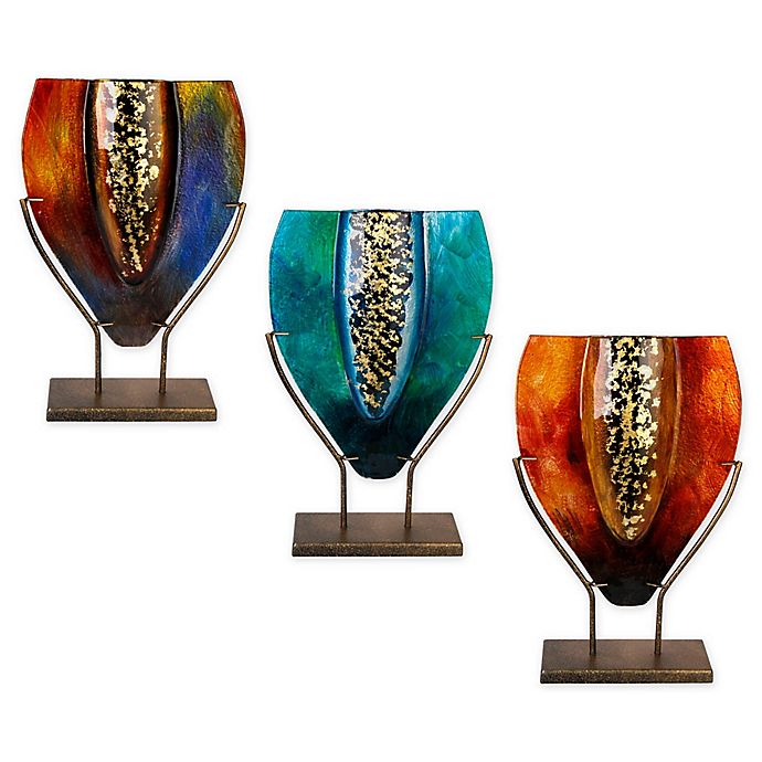 Jasmine Art Glass Teardrop Glass Vase Collection
