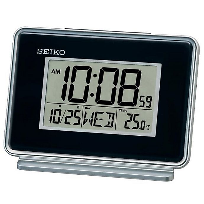 Seiko Digital Bedside Alarm Clock In, Bedside Alarm Clocks Illuminated