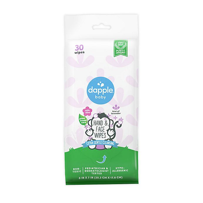 dapple® 30-Count Hint of Lavender Hand and Face Wipes
