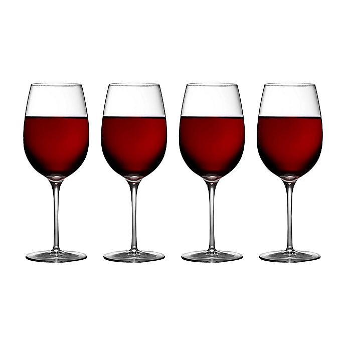 Luigi Bormioli Crescendo SON.hyx® Bordeaux Wine Glasses (Set of 4)