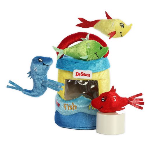 Aurora World Dr Seuss Fish 5 Piece Plush Toy Set Buybuy Baby