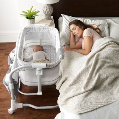 bassinet that goes over bed