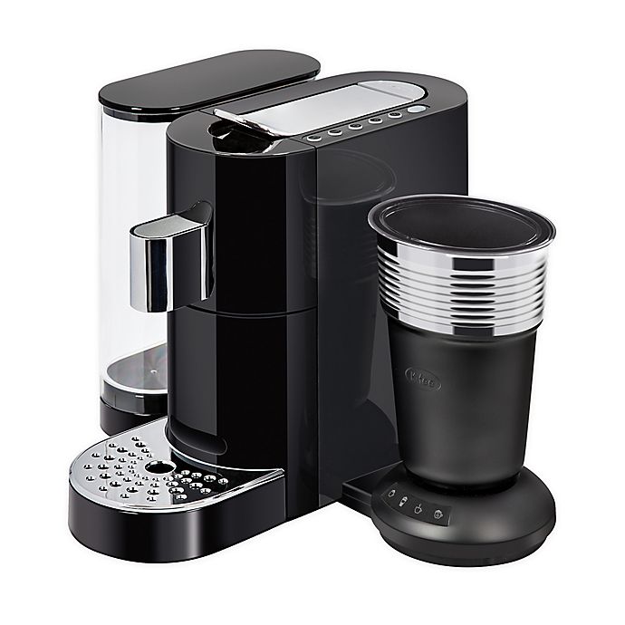 K-fee® Twins II Single Serve Brewer & Latte Machine in Black